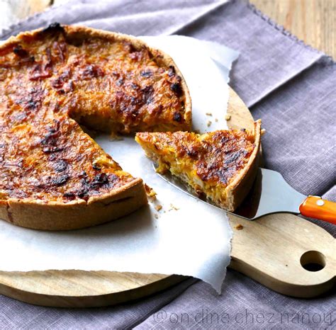 Tarte D Automne Butternut Poireaux Speck Parmesan On Dine Chez Nanou