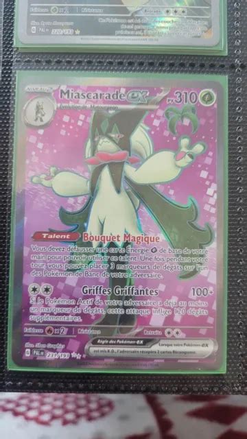 Carte Pokemon Miascarade Ex Full Art Ev Evolutions A Paldea