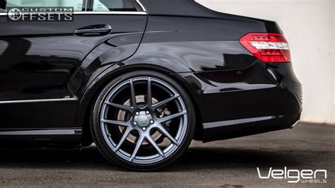 2013 Mercedes Benz E550 Velgen Wheels Vmb5 Hr Lowered On Springs