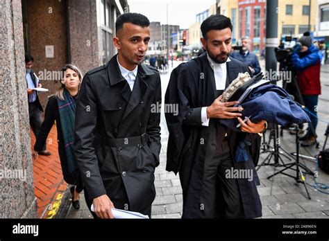 Defendant Shakeel Afsar Left Leaving Birmingham Civil Justice Centre