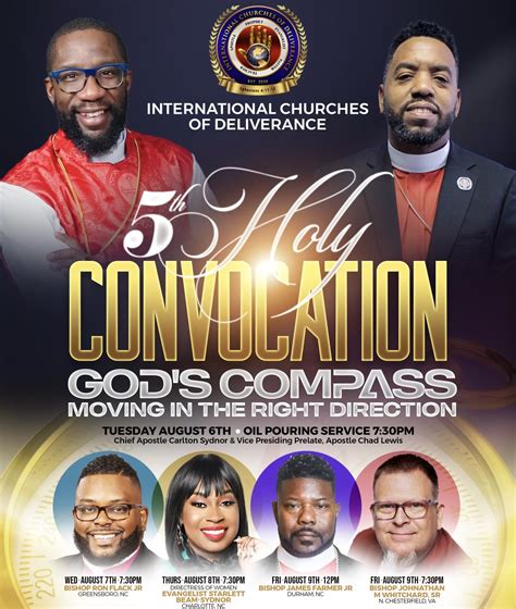 ICOD 5th Annual Holy Convocation August 10 2024