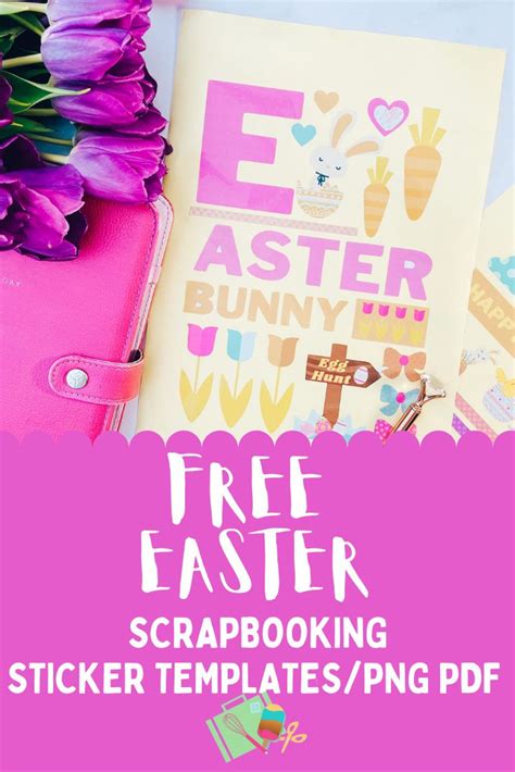 Free Printable Easter Stickers/PNG For Cricut & PDF . Extraordinary ...