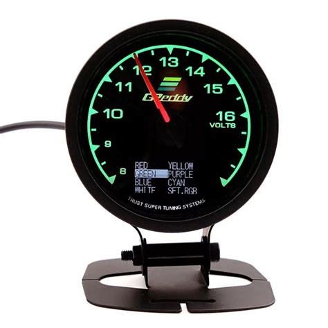 Racing GReddy Multi D A με Ψηφιακή οθόνη LCD Volt Gauge με Αυτόματο