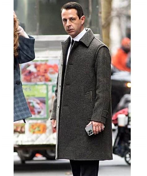 Kendall Roy Succession Jeremy Strong Wool Coat