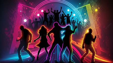 Party Neon Background Party Neon Lights Neon Background Image And