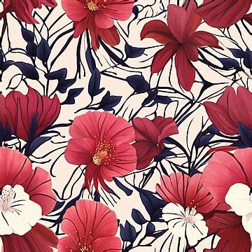 White Red Flower Background, White, Red, Flower Background Image And ...