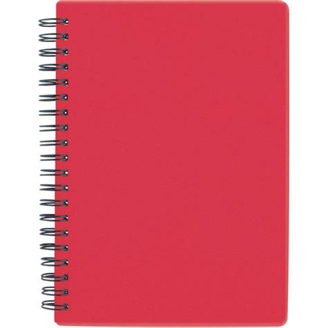 Easy To Carry Spiral Binding Red Cover And White Page Note Book At Best