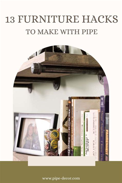 13 DIY Ideas & Furniture Hacks to Make with Pipe | Industrial decor diy, Pipe decor, Furniture hacks