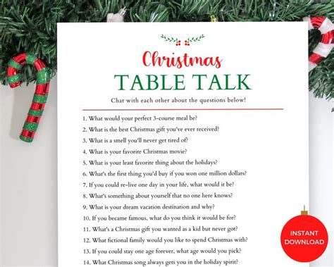 Christmas Icebreaker Game Christmas Conversation Game Printable Christmas Game Icebreaker