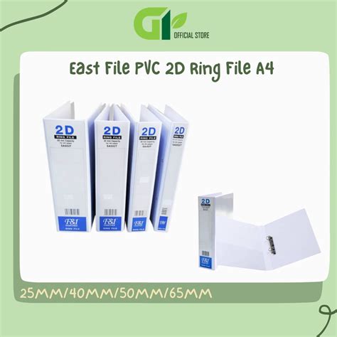 F1 East File 2d Ring Pvc File 25mm40mm50mm65mm