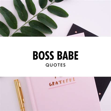 Boss Babe Quotes