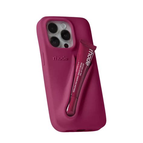 Rhode szájfényes apple szilikon telefontok, rúzst tartalmaz, alkalmas