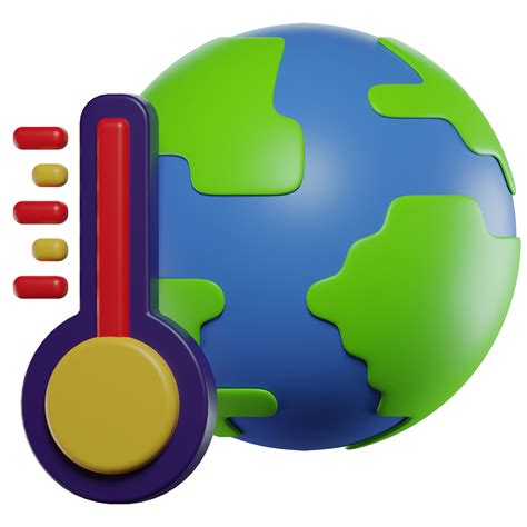 3d Illustration Earth Climate Icon 20007236 Png