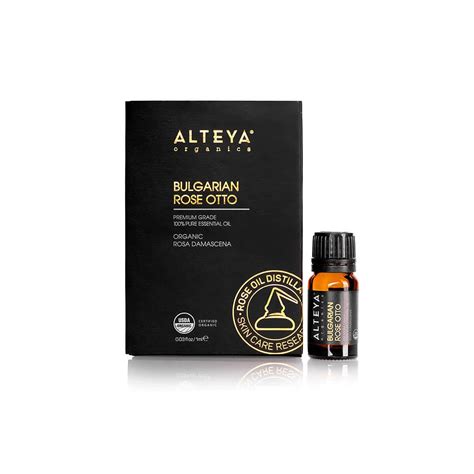 Bio Organic Bulgarian Rose Oil Alteya Organics Cosmetics Bulgaria