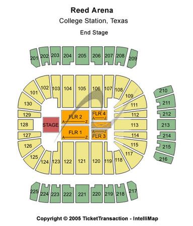 Reed Arena Tickets in College Station Texas, Reed Arena Seating Charts ...