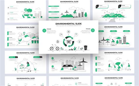 Mod Le Powerpoint D Infographie Vectorielle Environnementale