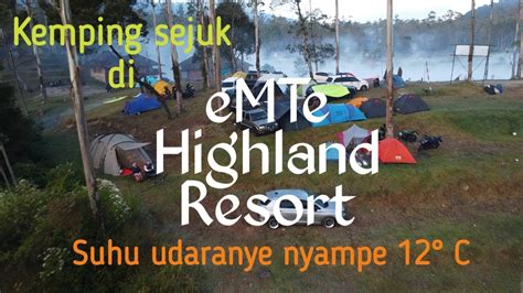 Camping Sejuk Di Emte Highland Resort Patengan Ciwidey Sejuknye