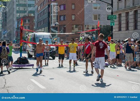 MONTREAL CANADA AUGUST 18 2013 Gay Pride Parade Editorial Photo Image Of Pride Face