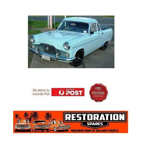 Ford Zephyr Mk Lowline Ute Rubber Kit Restoration Spares