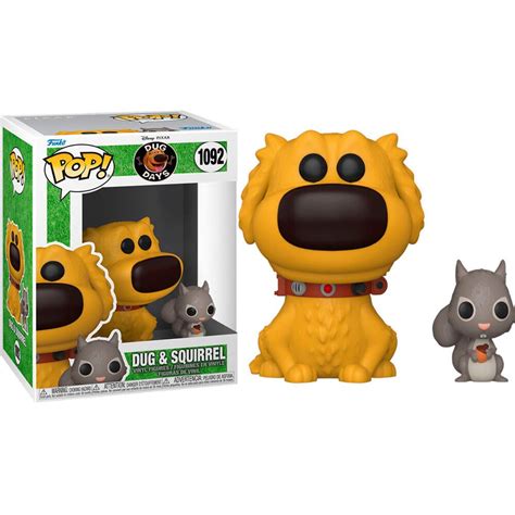 Funko POP Dug Days Dug With Squirrel Multicolor | Kidinn