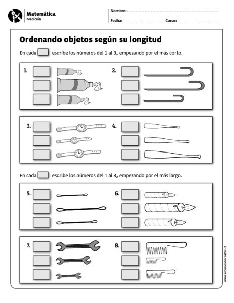 Ejercicios De Longitud Para Primer Grado Diapositiva5 Imagenes Educativas Amalda Greenhand