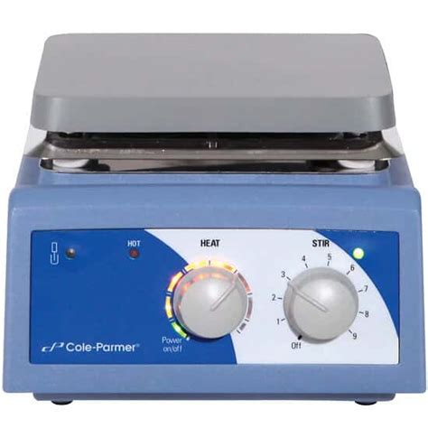 Cole Parmer Advanced Stirring Hot Plate 6 X 6 Aluminum 120 VAC From Cole Parmer