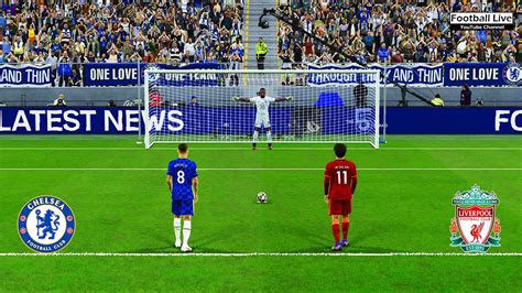 Fc Chelsea Vs Liverpool Fc Penalty Shootout 2022 Lukaku Vs Mo Salah Football Live Pes