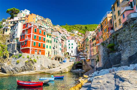 Riomaggiore Fishing Village Cinque Terre Italy Jigsaw Puzzle In Great