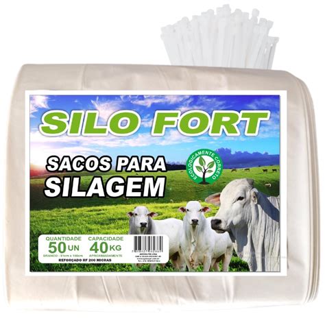 Sacos Para Silagem Branco X Silo Fort C Lacre Unid Shopee Brasil