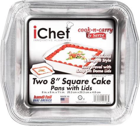 Ichef Cook N Carry Serve X X In Two Square Cake Pans