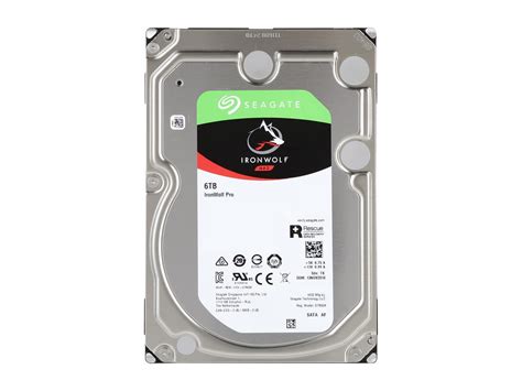 Seagate IronWolf Pro 6TB NAS Hard Drive 7200 RPM 256MB Cache SATA 6 0Gb