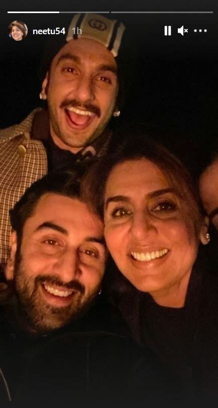 Ranbir Kapoor And Ranveer Singh Chill With Neetu Kapoor In Viral Pic ...