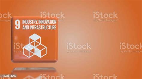 Number 9 Industry Innovation And Infrastructure 3d Box Un