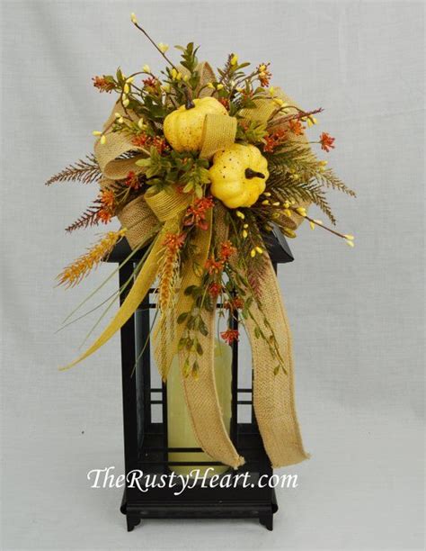 Lantern Swag Lantern Centerpiece Lantern Decor Fall Swag Etsy