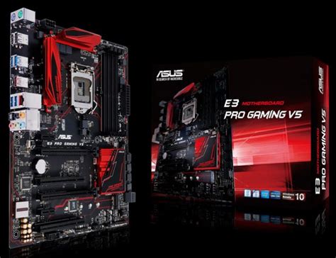 Asus Unveils E3 Pro Gaming V5 Motherboard