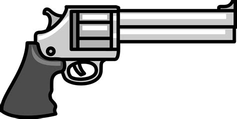 Gun clipart six shooter, Gun six shooter Transparent FREE for download ...