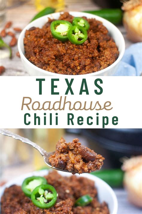 The Best Texas Roadhouse Chili Easy Copycat Recipe Honeybunch Hunts