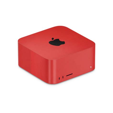 Mac Studio Matte Red Skin Wrapitskin The Ultimate Protection