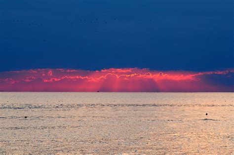 Sunset On The Roman Coast Of Ostia It Claudio Gennari Flickr