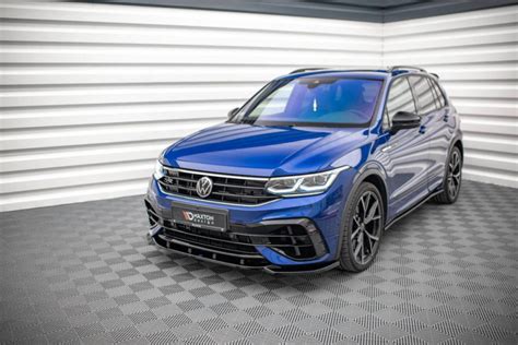 Maxton Design Spoiler předního nárazníku VW Tiguan Mk2 R R Line