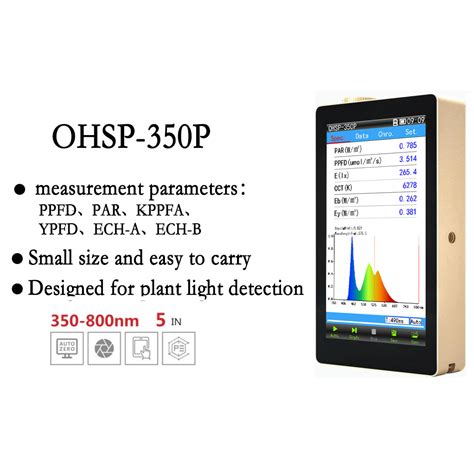 Par Ppfd Umol M S Meter Spectrometer Spectrum Analyzer Ohsp P