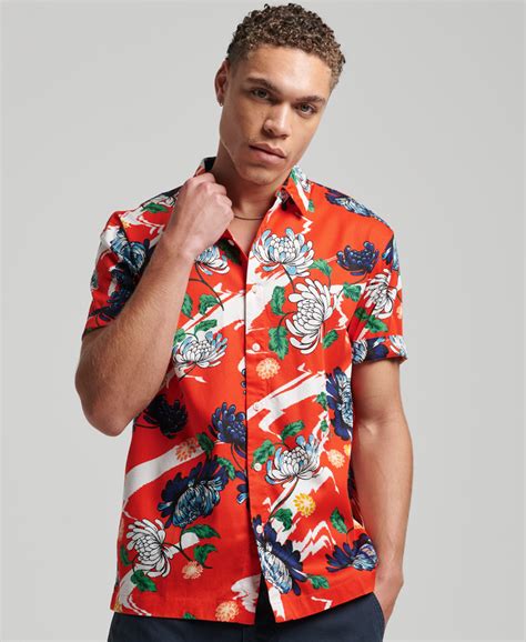 Short Sleeve Hawaiian Shirt Superdry