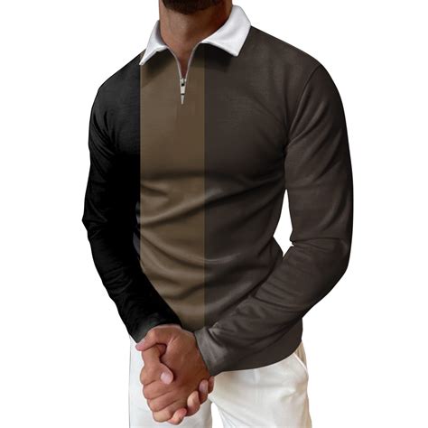 Gubotare Polo Shirt Polo T Shirts For Men Classic Fit Men S Long Sleeve