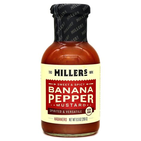 Miller S Banana Pepper Mustard Habanero — Simply Texas Gourmet Foods