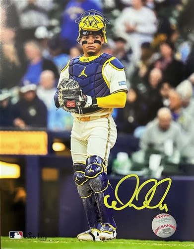 William Contreras Signed Brewers 8x10 Photo 5 Wsc Sports Waukesha