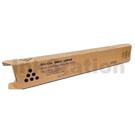 Ricoh IM-C4500 IM-C6000 Genuine Black Toner Cartridge 842287 - 33,000 ...