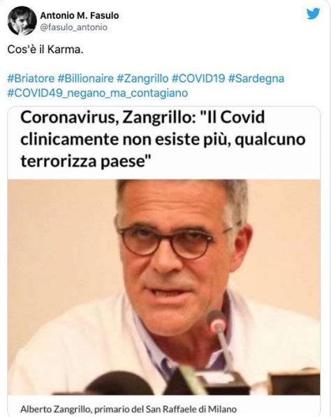 Flavio Briatore Positivo Al Coronavirus I Tweet Dago Fotogallery