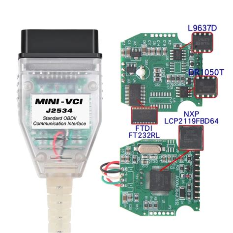 Câble Mini VCI J2534 OBD2 Diagnostic Test et Avis