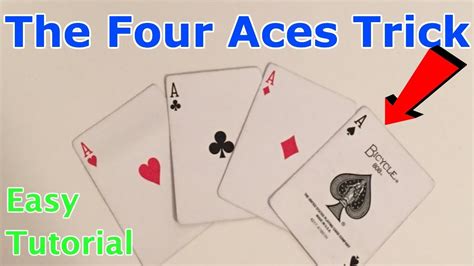 The Four Aces Magic Trick YouTube