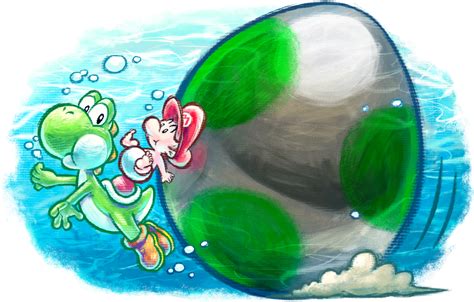 Filebaby Mario And Yoshi Artwork Alt 3 Yoshis New Islandpng